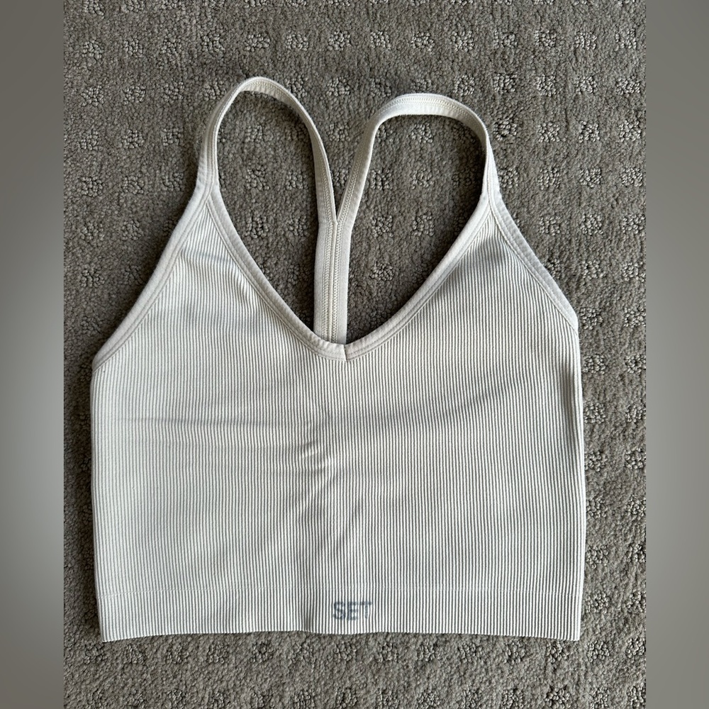 Set Active Sculptflex Ribbed V Bra - Size Small